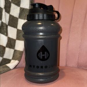 HydroJug Gray and Black Water Bottle